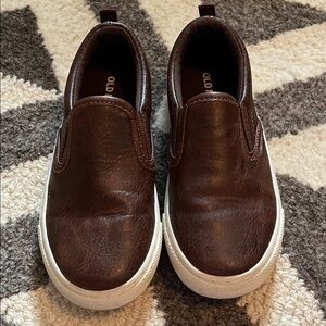 Old Navy Kids Dark Brown Slip-On Sneakers